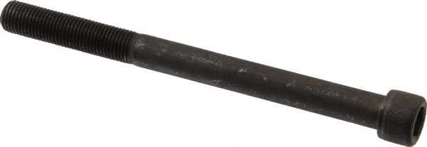 Value Collection - 3/8-24 UNF Hex Socket Drive, Socket Cap Screw - Alloy Steel, Black Oxide Finish, Partially Threaded, 4-1/2" Length Under Head - Eagle Tool & Supply