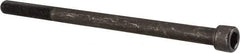 Value Collection - 3/8-24 UNF Hex Socket Drive, Socket Cap Screw - Alloy Steel, Black Oxide Finish, Partially Threaded, 6" Length Under Head - Eagle Tool & Supply
