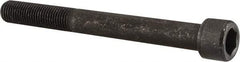 Value Collection - 7/16-20 UNF Hex Socket Drive, Socket Cap Screw - Alloy Steel, Black Oxide Finish, Partially Threaded, 4" Length Under Head - Eagle Tool & Supply
