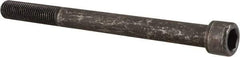 Value Collection - 7/16-20 UNF Hex Socket Drive, Socket Cap Screw - Alloy Steel, Black Oxide Finish, Partially Threaded, 5" Length Under Head - Eagle Tool & Supply