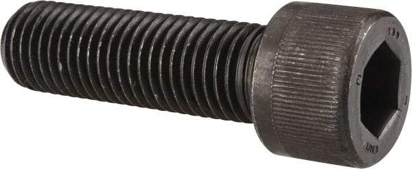 Value Collection - 9/16-18 UNF Hex Socket Drive, Socket Cap Screw - Alloy Steel, Black Oxide Finish, Fully Threaded, 2" Length Under Head - Eagle Tool & Supply