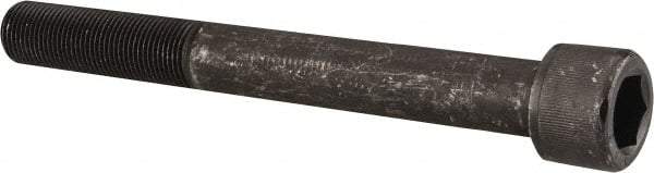 Value Collection - 3/4-16 UNF Hex Socket Drive, Socket Cap Screw - Alloy Steel, Black Oxide Finish, Partially Threaded, 6-1/2" Length Under Head - Eagle Tool & Supply