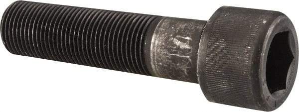 Value Collection - 7/8-14 UNF Hex Socket Drive, Socket Cap Screw - Alloy Steel, Black Oxide Finish, Partially Threaded, 3-1/2" Length Under Head - Eagle Tool & Supply