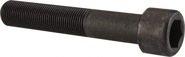 Value Collection - 7/8-14 UNF Hex Socket Drive, Socket Cap Screw - Alloy Steel, Black Oxide Finish, Partially Threaded, 5" Length Under Head - Eagle Tool & Supply