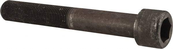 Value Collection - 7/8-14 UNF Hex Socket Drive, Socket Cap Screw - Alloy Steel, Black Oxide Finish, Partially Threaded, 6" Length Under Head - Eagle Tool & Supply