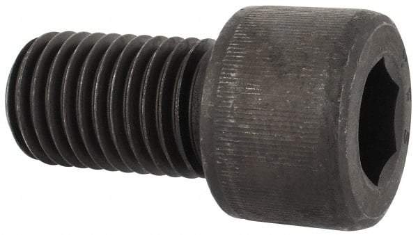Value Collection - 1-8 UNC Hex Socket Drive, Socket Cap Screw - Alloy Steel, Black Oxide Finish, Fully Threaded, 1-3/4" Length Under Head - Eagle Tool & Supply