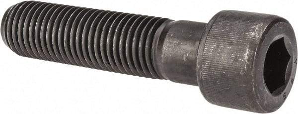 Value Collection - 1-8 UNC Hex Socket Drive, Socket Cap Screw - Alloy Steel, Black Oxide Finish, Partially Threaded, 4-1/4" Length Under Head - Eagle Tool & Supply