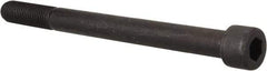 Value Collection - 1-8 UNC Hex Socket Drive, Socket Cap Screw - Alloy Steel, Black Oxide Finish, Partially Threaded, 12" Length Under Head - Eagle Tool & Supply
