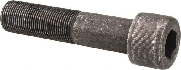 Value Collection - 1-14 UNF Hex Socket Drive, Socket Cap Screw - Alloy Steel, Black Oxide Finish, Partially Threaded, 4-1/2" Length Under Head - Eagle Tool & Supply
