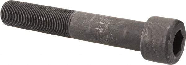 Value Collection - 1-14 UNF Hex Socket Drive, Socket Cap Screw - Alloy Steel, Black Oxide Finish, Partially Threaded, 6" Length Under Head - Eagle Tool & Supply