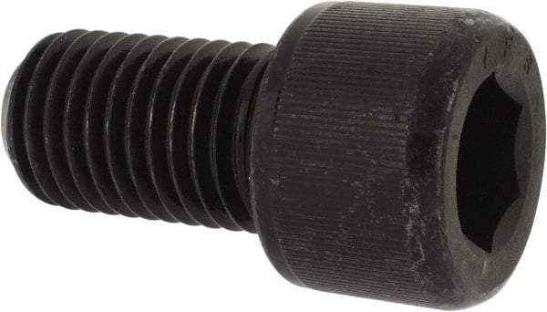 Value Collection - 1-1/8 - 7 UNC Hex Socket Drive, Socket Cap Screw - Alloy Steel, Black Oxide Finish, Fully Threaded, 2" Length Under Head - Eagle Tool & Supply