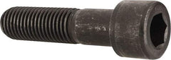 Value Collection - 1-1/8 - 7 UNC Hex Socket Drive, Socket Cap Screw - Alloy Steel, Black Oxide Finish, Partially Threaded, 4-1/2" Length Under Head - Eagle Tool & Supply