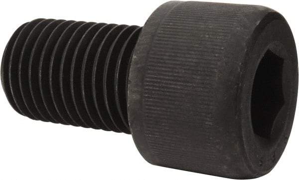 Value Collection - 1-1/4 - 7 UNC Hex Socket Drive, Socket Cap Screw - Alloy Steel, Black Oxide Finish, Fully Threaded, 2" Length Under Head - Eagle Tool & Supply
