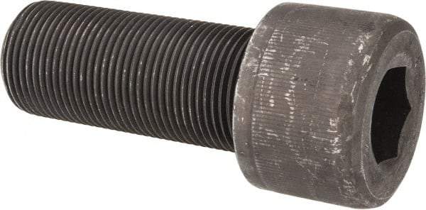 Value Collection - 1-1/4 - 12 UNF Hex Socket Drive, Socket Cap Screw - Alloy Steel, Black Oxide Finish, Fully Threaded, 3" Length Under Head - Eagle Tool & Supply