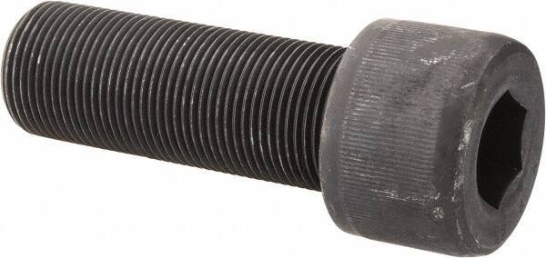 Value Collection - 1-1/4 - 12 UNF Hex Socket Drive, Socket Cap Screw - Alloy Steel, Black Oxide Finish, Fully Threaded, 3-1/2" Length Under Head - Eagle Tool & Supply