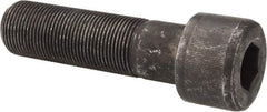 Value Collection - 1-1/4 - 12 UNF Hex Socket Drive, Socket Cap Screw - Alloy Steel, Black Oxide Finish, Partially Threaded, 4-1/2" Length Under Head - Eagle Tool & Supply