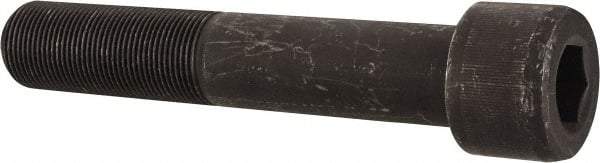 Value Collection - 1-1/4 - 12 UNF Hex Socket Drive, Socket Cap Screw - Alloy Steel, Black Oxide Finish, Partially Threaded, 7" Length Under Head - Eagle Tool & Supply