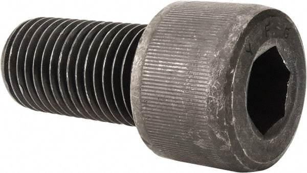 Value Collection - 1-1/2 - 6 UNC Hex Socket Drive, Socket Cap Screw - Alloy Steel, Black Oxide Finish, Fully Threaded, 3" Length Under Head - Eagle Tool & Supply