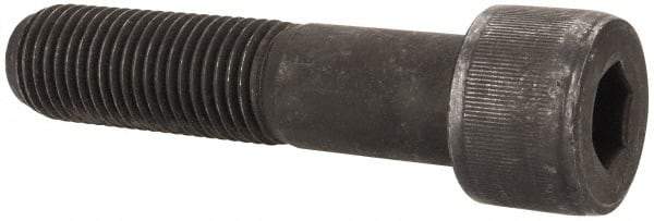 Value Collection - 1-1/2 - 6 UNC Hex Socket Drive, Socket Cap Screw - Alloy Steel, Black Oxide Finish, Partially Threaded, 6-1/2" Length Under Head - Eagle Tool & Supply
