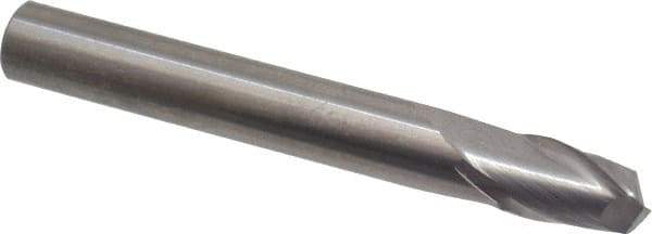 Onsrud - 1/4" Cutting Diam x 3/8" Length of Cut, 2 Flute, Upcut Spiral Router Bit - Uncoated, Right Hand Cut, Solid Carbide, 2" OAL x 1/4" Shank Diam, Bottom-Surfacing, 30° Helix Angle - Eagle Tool & Supply