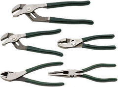 SK - 5 Piece Plier Set - Comes in Kit Roll - Eagle Tool & Supply