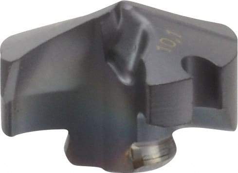 Iscar - Series IDI-SG, 0.398" Diam Grade IC908 140° Replaceable Drill Tip - Carbide, TiAlN Finish, 10 Seat Size, Through Coolant - Eagle Tool & Supply