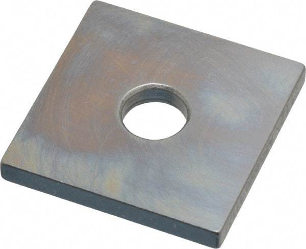 Mitutoyo - 0.112" Square Steel Gage Block - Accuracy Grade 0, Includes Certificate of Inspection - Eagle Tool & Supply