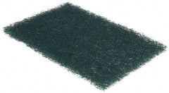 3M - 9" Long x 6" Wide x 1/4" Thick Scouring Pad - Heavy-Duty, Green - Eagle Tool & Supply