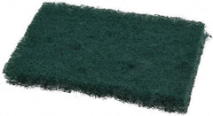 3M - 4-1/2" Long x 3" Wide x 0.8" Thick Scouring Pad - Medium-Duty, Green - Eagle Tool & Supply