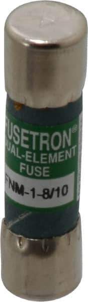 Cooper Bussmann - 250 VAC, 1.8 Amp, Time Delay General Purpose Fuse - Fuse Holder Mount, 1-1/2" OAL, 10 at 125 V kA Rating, 13/32" Diam - Eagle Tool & Supply