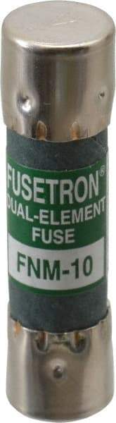 Cooper Bussmann - 250 VAC, 10 Amp, Time Delay General Purpose Fuse - Fuse Holder Mount, 1-1/2" OAL, 10 at 125 V kA Rating, 13/32" Diam - Eagle Tool & Supply