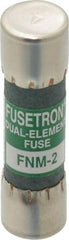 Cooper Bussmann - 250 VAC, 2 Amp, Time Delay General Purpose Fuse - Fuse Holder Mount, 1-1/2" OAL, 10 at 125 V kA Rating, 13/32" Diam - Eagle Tool & Supply