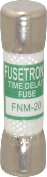 Cooper Bussmann - 250 VAC, 20 Amp, Time Delay General Purpose Fuse - Fuse Holder Mount, 1-1/2" OAL, 10 at AC kA Rating, 13/32" Diam - Eagle Tool & Supply