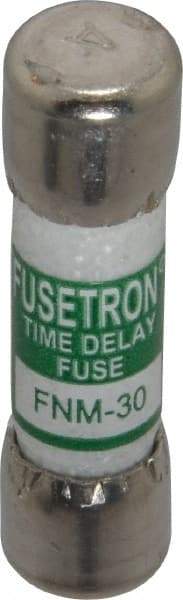 Cooper Bussmann - 250 VAC, 30 Amp, Time Delay General Purpose Fuse - Fuse Holder Mount, 1-1/2" OAL, 10 at AC kA Rating, 13/32" Diam - Eagle Tool & Supply