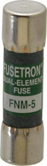 Cooper Bussmann - 250 VAC, 5 Amp, Time Delay General Purpose Fuse - Fuse Holder Mount, 1-1/2" OAL, 10 at 125 V kA Rating, 13/32" Diam - Eagle Tool & Supply