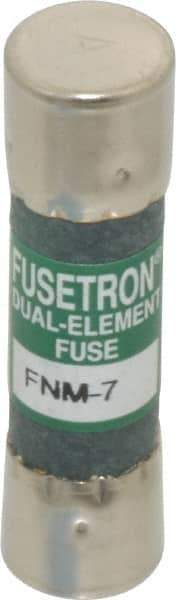 Cooper Bussmann - 250 VAC, 7 Amp, Time Delay General Purpose Fuse - Fuse Holder Mount, 1-1/2" OAL, 10 at 125 V kA Rating, 13/32" Diam - Eagle Tool & Supply