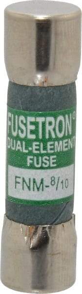 Cooper Bussmann - 250 VAC, 0.8 Amp, Time Delay General Purpose Fuse - Fuse Holder Mount, 1-1/2" OAL, 10 at 125 V kA Rating, 13/32" Diam - Eagle Tool & Supply