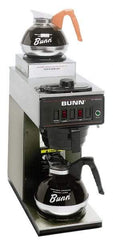 Bunn - Coffee Makers Coffee Maker Type: Two Station Commercial Pour-Omatic Color: Black - Eagle Tool & Supply