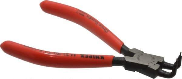 Knipex - Internal Retaining Ring Pliers - 5" OAL, Bent Nose - Eagle Tool & Supply