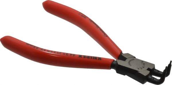 Knipex - Internal Retaining Ring Pliers - 5" OAL, Bent Nose - Eagle Tool & Supply