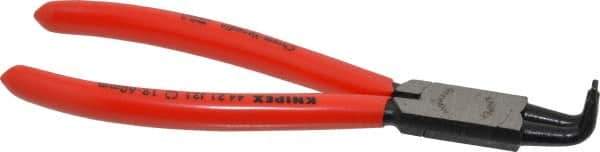 Knipex - Internal Retaining Ring Pliers - 6-3/4" OAL, Bent Nose - Eagle Tool & Supply