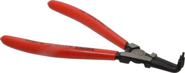 Knipex - External Retaining Ring Pliers - 8-1/2" OAL, Bent Nose - Eagle Tool & Supply