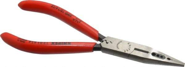 Knipex - 6-1/4" OAL, Electrician's Pliers - Standard Jaw, Standard Head - Eagle Tool & Supply