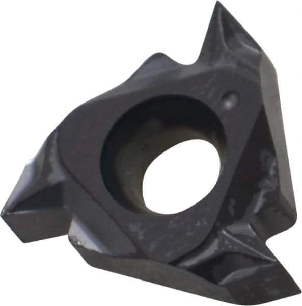 Kennametal - 16NR Internal Right Hand 48-8 Partial Profile 60° Laydown Threading Insert - Grade KC5025, TiAlN Coated Carbide, 9.53mm Inscribed Circle - Eagle Tool & Supply