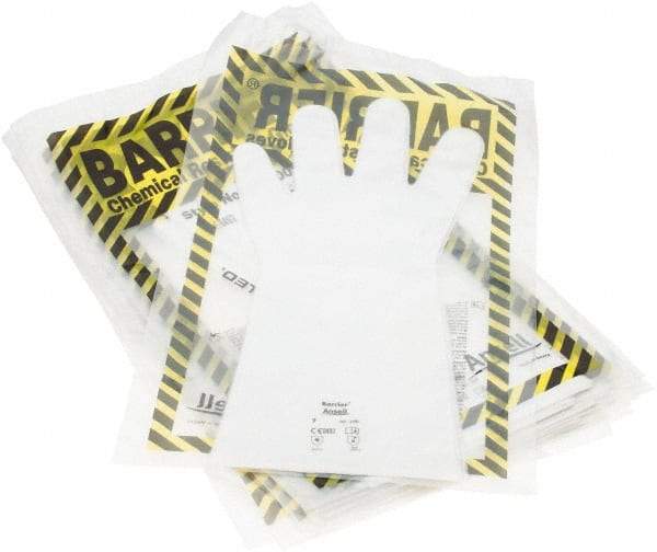Ansell - Size 7, 2.5 mil Thick, Chemical Resistant Gloves - Eagle Tool & Supply