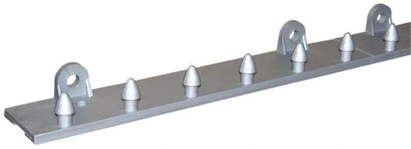 Aleco - 2Ft. Long Polymer Compound Boltless Dock Strip Door Mounting Hardware - For Use with Vinyl Strip Material Up to 12 Inches Wide - Eagle Tool & Supply