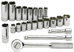 SK - 22 Piece 3/8" Drive Deep Well Socket Set - Eagle Tool & Supply