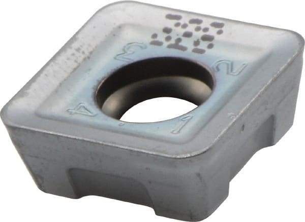 Iscar - QDMT120516 M Grade IC328 Carbide Milling Insert - TiCN Finish, 0.1969" Thick, 1.6mm Corner Radius - Eagle Tool & Supply