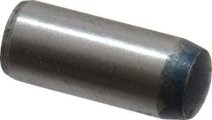 Metric Blue - 8mm Diam x 20mm Pin Length Alloy Steel Pull Out Dowel Pin - 1 Beveled & 1 Threaded End - Eagle Tool & Supply