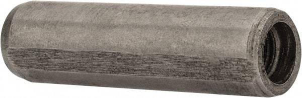 Metric Blue - 8mm Diam x 30mm Pin Length Alloy Steel Pull Out Dowel Pin - 1 Beveled & 1 Threaded End - Eagle Tool & Supply